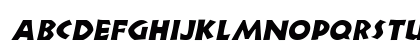 Newell kursiv Lowercase Preview