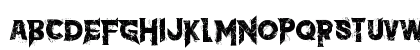 the dark Regular Lowercase Preview