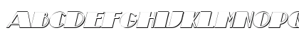 Theatrical Shadow Bold Italic Preview