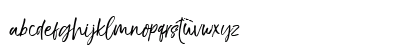 The BraggestDemo Regular Lowercase Preview