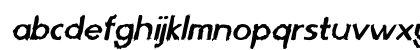 The Creeps Bold Italic Lowercase Preview