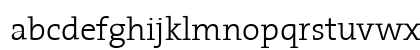 The Serif Light- Light Plain Lowercase Preview