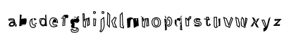 Through The Black Reverse Lowercase Preview