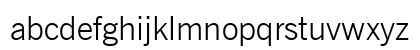NewsGoth Lt BT Light Lowercase Preview