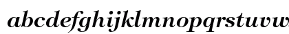 ITC Tiffany Std Demi Italic Lowercase Preview