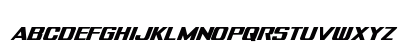 Tigershark Extra-Condensed Italic Lowercase Preview