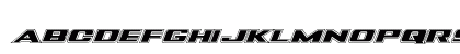 Tigershark Pro Italic Lowercase Preview