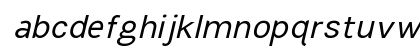 Tikus Putih italic Lowercase Preview