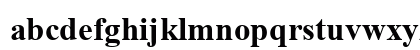 Times New Roman Bold Lowercase Preview