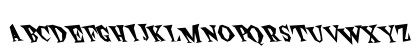 TimeScarred119 Bold Lowercase Preview
