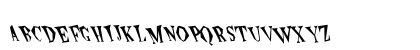 TimeScarred119 Regular Lowercase Preview