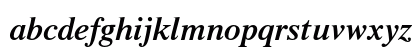 Times LT Std Semibold Italic Preview