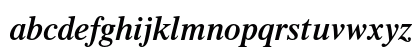 Times Semibold Italic Preview