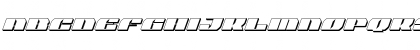 Joy Shark Semi-Condensed 3D Italic Semi-Condensed Italic Font