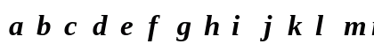 Tinos NF Bold Italic Lowercase Preview
