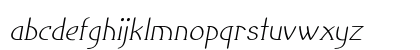 Tiptoe Regular Lowercase Preview