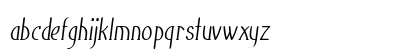 Tiptoe Condensed Bold Lowercase Preview