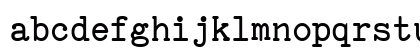 TiredOfCourier Bold Lowercase Preview