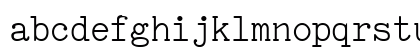TiredOfCourier Plain Lowercase Preview