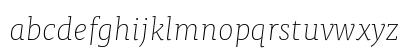 Tisa Offc Serif Pro Thin Italic Lowercase Preview
