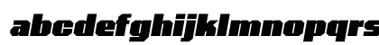 Tomorrow Black Italic Lowercase Preview