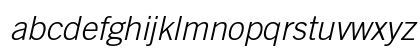 TradeGothic Regular Preview