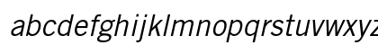 TradeGothic Regular Preview