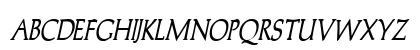 Trajans-Caps-Condensed Bold Italic Lowercase Preview
