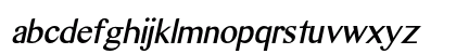 Tralic Bold Italic Lowercase Preview