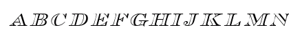 TribOutlineSCapsSSK Italic Lowercase Preview