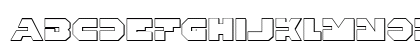 Trigger Man 3D Regular Lowercase Preview
