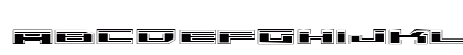 Trireme Laser Academy Regular Lowercase Preview