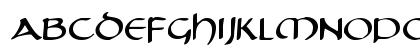Tristram Expanded Lowercase Preview