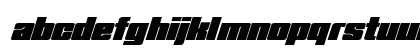 Trudal Extra-expanded Italic Lowercase Preview