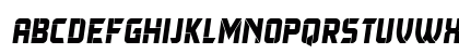 Trueborn Extended Italic Lowercase Preview
