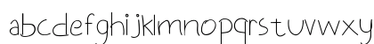 Tulehu Regular Lowercase Preview