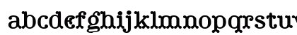 Tuskcandy Bold Lowercase Preview