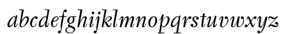 Tyfa ITC Book Italic Preview