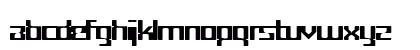 TypeTalkBold58 Bold Lowercase Preview
