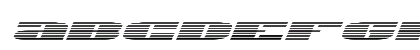 U.S.A. Gradient Italic Italic Preview
