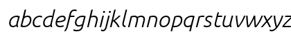 Ubuntu Light Italic Preview