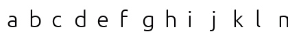 Ubuntu Nerd Font Mono Regular Lowercase Preview