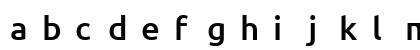 Ubuntu NF Bold Lowercase Preview
