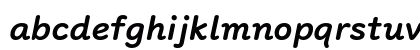 UDDigiKyoItalic Bold Bold Italic Lowercase Preview