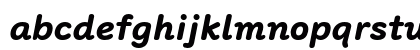 UDDigiKyoItalic Heavy Italic Lowercase Preview