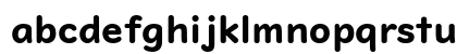 UDDigiKyoLatin Heavy Regular Lowercase Preview
