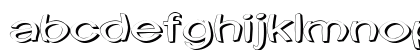 Uni Tortred Regular Lowercase Preview