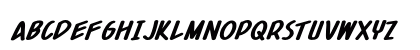 Uni Gogi Bold Italic Preview