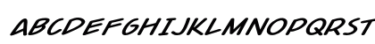 Uni Gogi Extra-expanded Italic Preview
