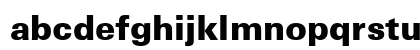 Univers 55 Bold Lowercase Preview